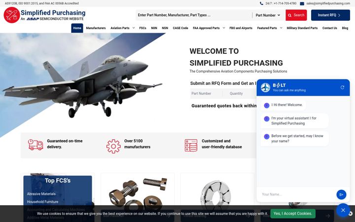 Screenshot di simplifiedpurchasing.com