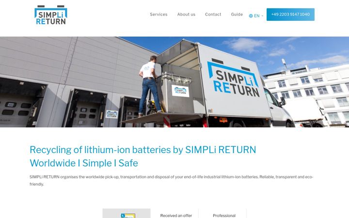 Screenshot of simplireturn.com