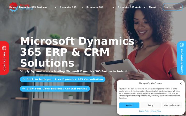 Captura de pantalla de simplydynamics.com