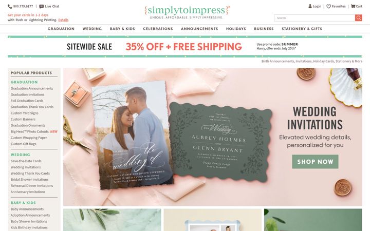 Screenshot of simplytoimpress.com