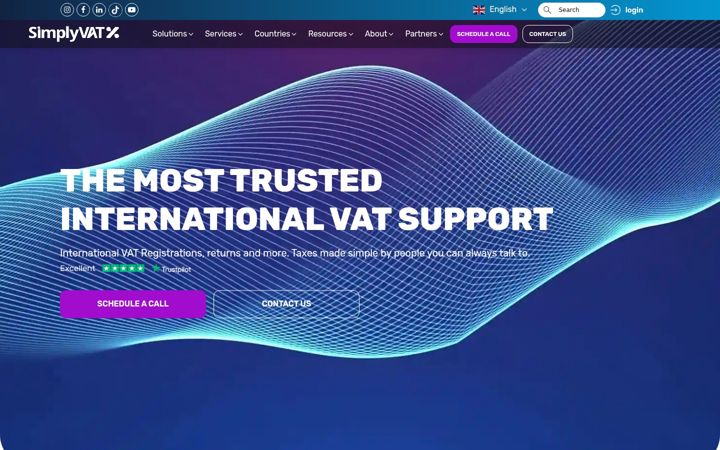 Screenshot of simplyvat.com