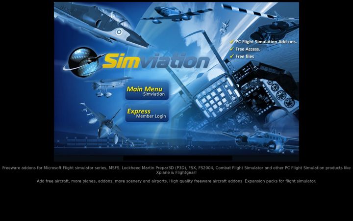 Screenshot of simviation.com