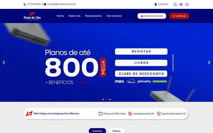 Ekrano kopija sinaldoceu.com.br