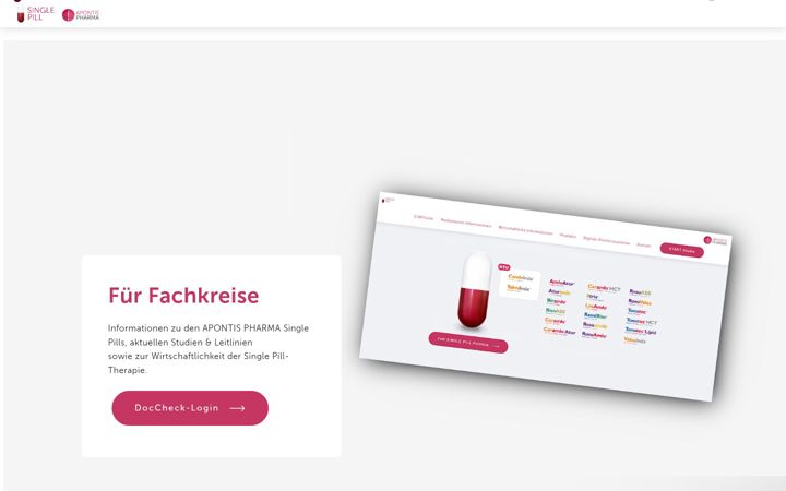 Screenshot von single-pill.de