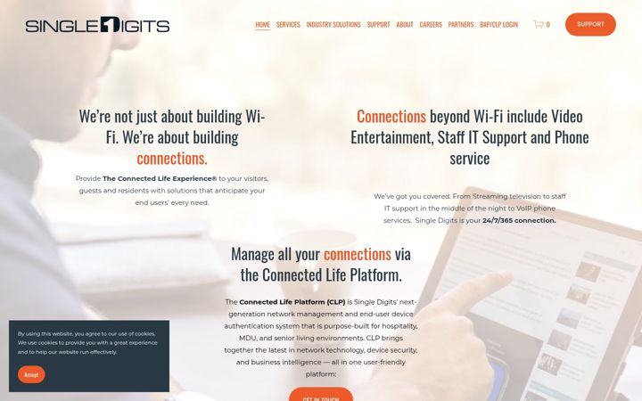 Screenshot of singledigits.com