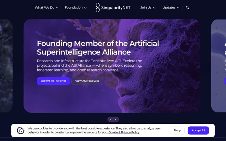 Képernyőkép: singularitynet.io