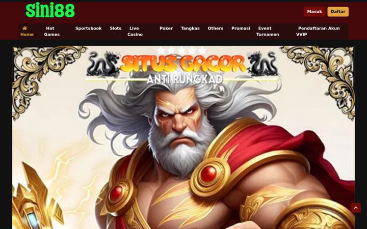 Screenshot of sini88.org