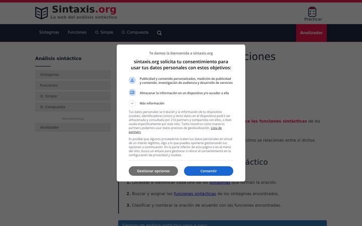 Screenshot of sintaxis.org
