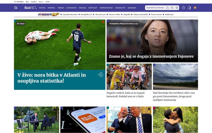 Screenshot του siol.net