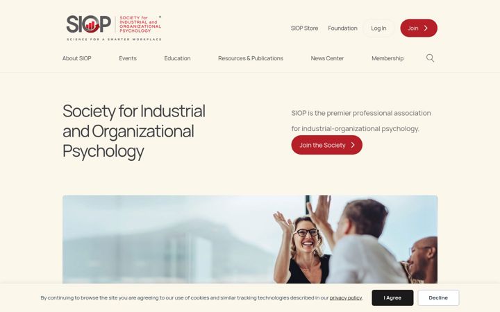 Screenshot ta' siop.org