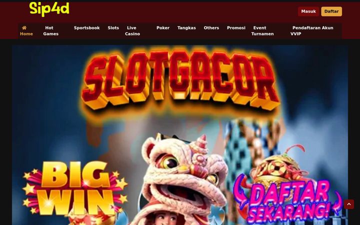 Screenshot of sip4d-slot.com