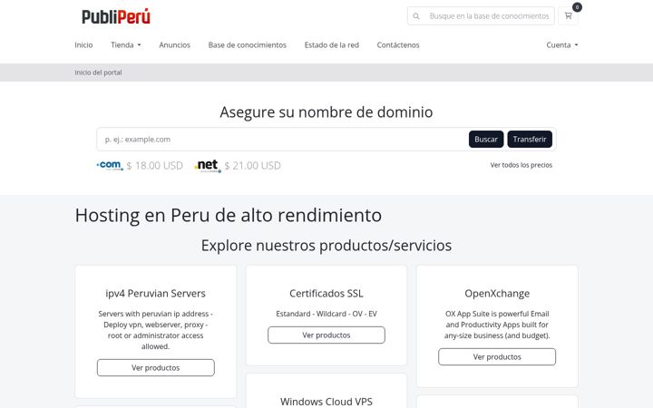 Screenshot of sipanserver.com