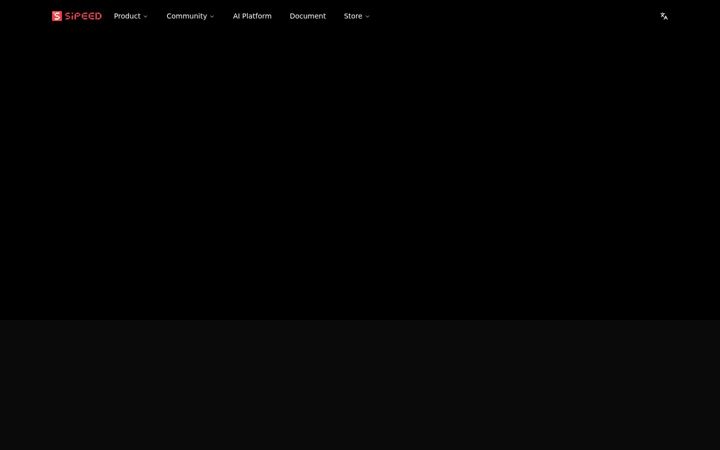 Screenshot of sipeed.com