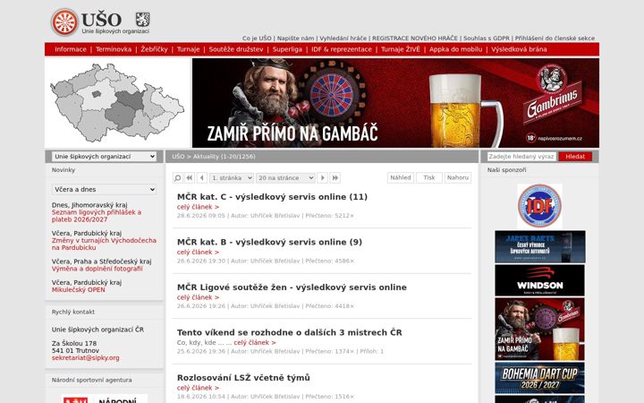 Screenshot of sipky.org