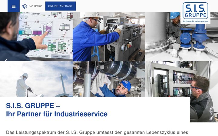 Screenshot του sis-gruppe.de