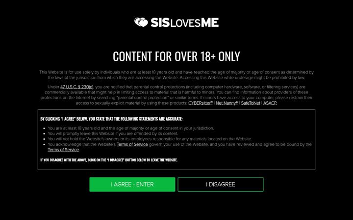 Screenshot ta' sislovesme.com