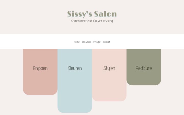 Screenshot von sissyssalon.nl