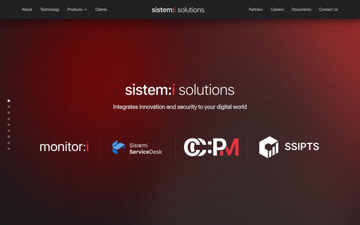 Екранна снимка на sistemisolutions.com