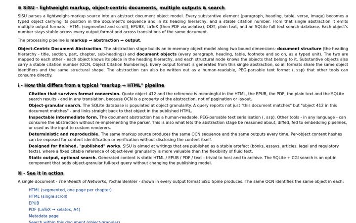 Screenshot of sisudoc.org