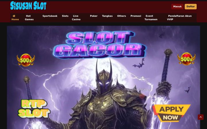 Screenshot of sisusanslot.com