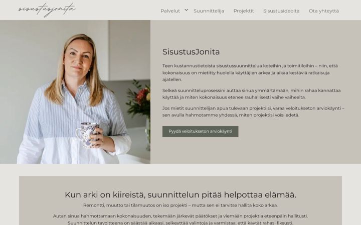 Ekrano kopija sisustusjonita.fi