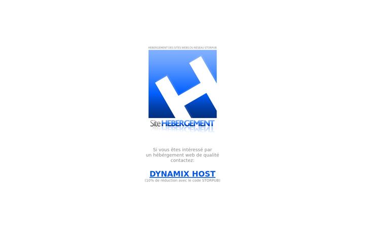Screenshot of site-hebergement.com