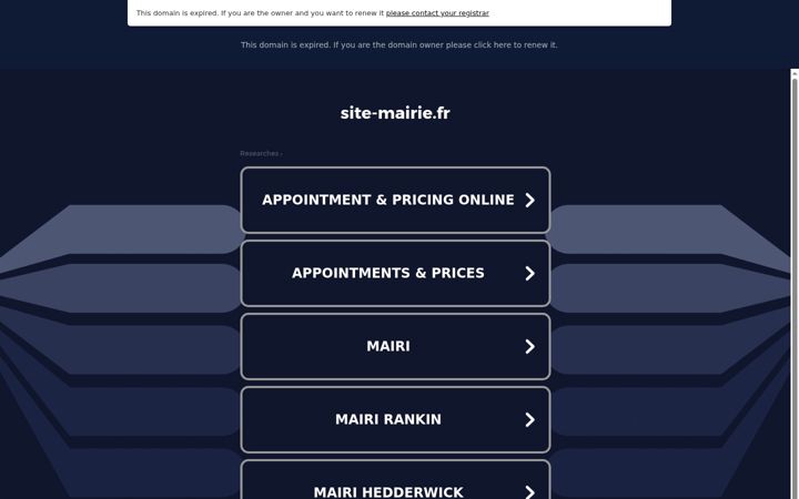 Screenshot of site-mairie.fr