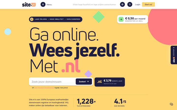 Screenshot of site.nl