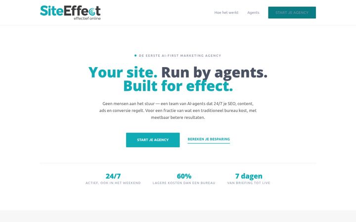 Screenshot of siteeffect.nl