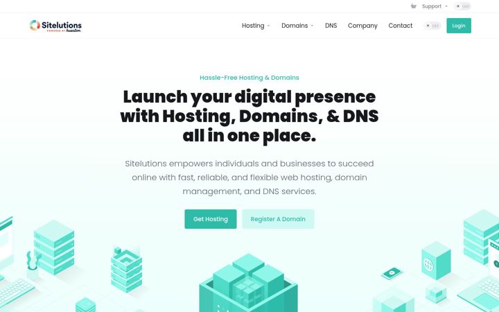 Екранна снимка на sitelutions.com