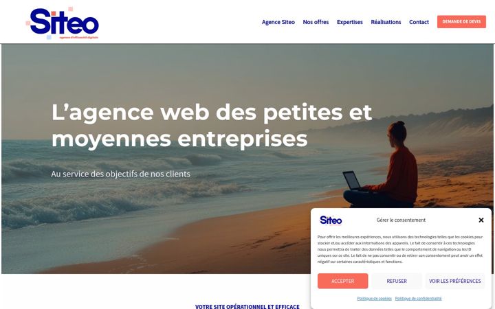Screenshot of siteo.com