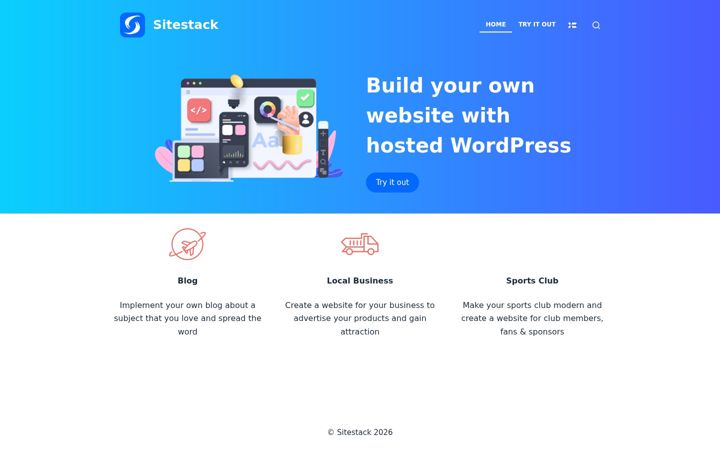 Ekrānuzņēmums no sitestack.fi