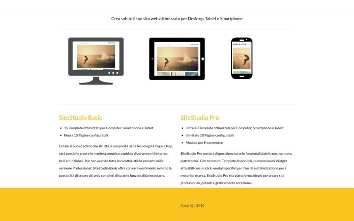 Screenshot of sitestudio.it