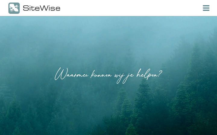 Screenshot of sitewise.nl