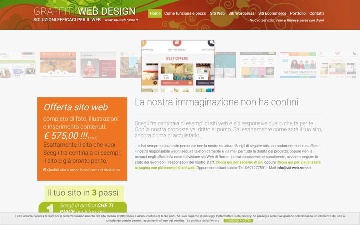 Screenshot von siti-web.roma.it