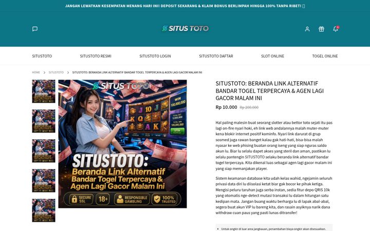 Skärmbild av situs32391.com