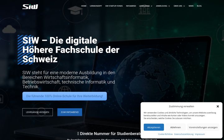 Screenshot von siw.swiss