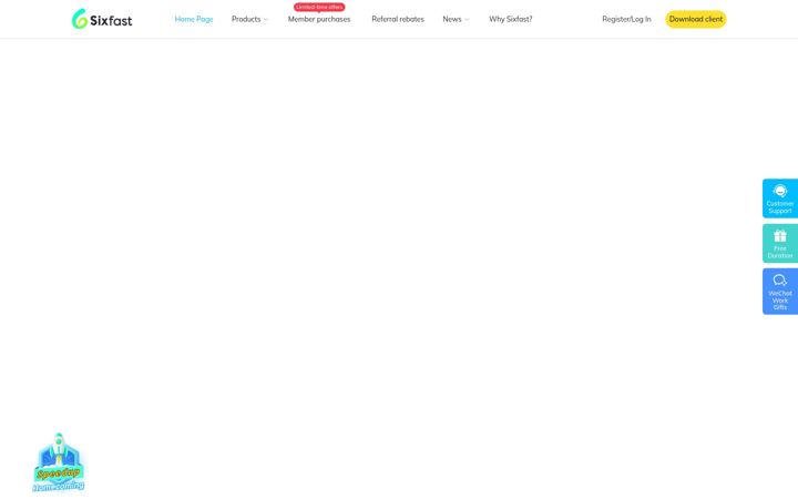 Screenshot of sixfast.com