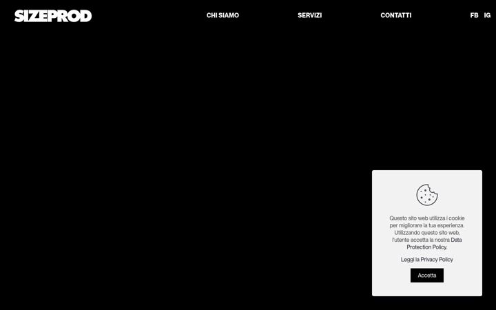 Screenshot of sizeprod.com