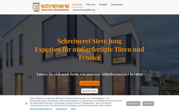 Zrzut ekranu sj-schreinerei.de