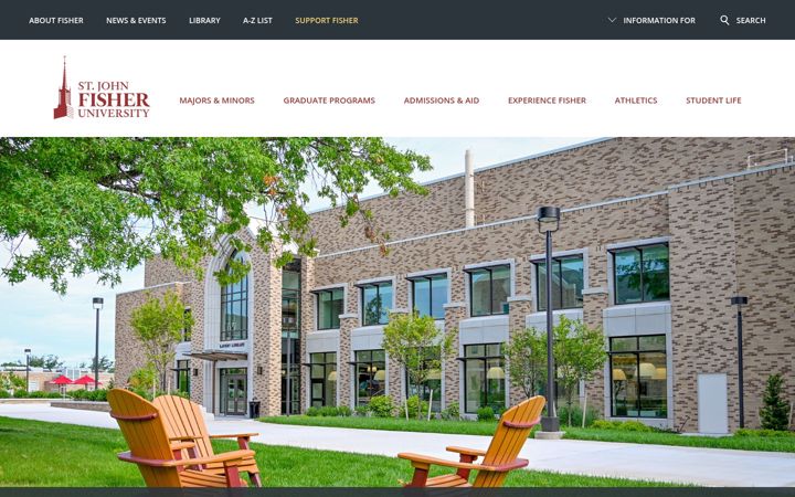 Screenshot of sjf.edu