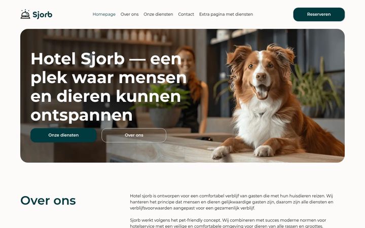 Screenshot of sjorb.com