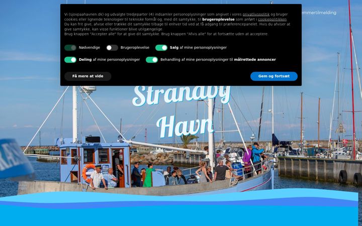 Screenshot di sjovpaahavnen.dk