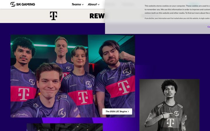 Screenshot of sk-gaming.com