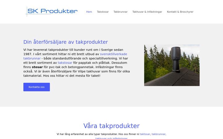 Screenshot of sk-produkter.se