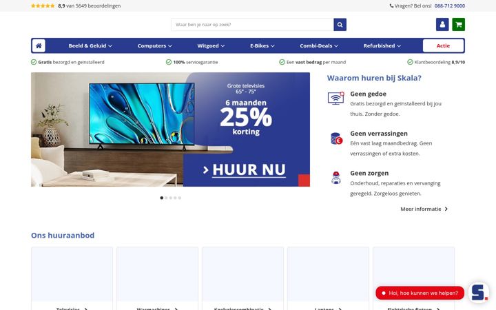Screenshot of skala.nl