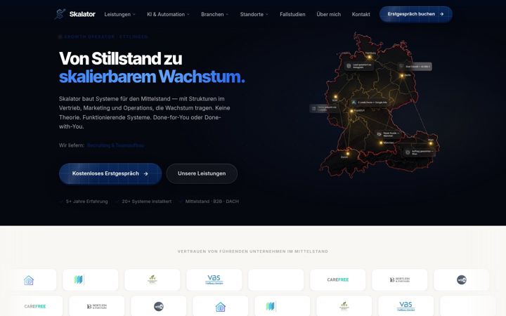 Екранна снимка на skalator.de