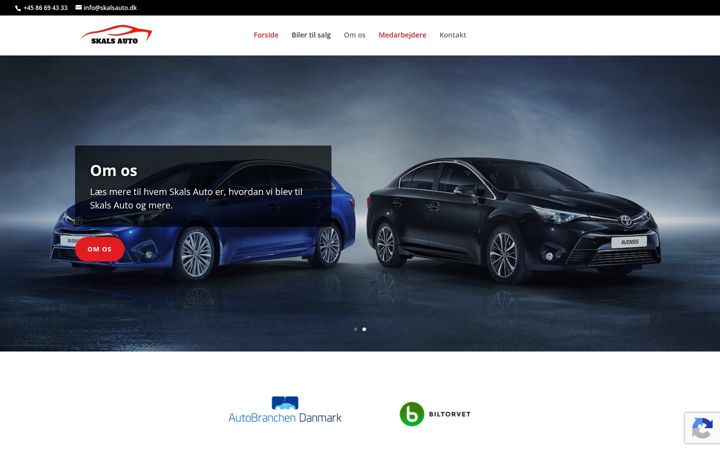 Képernyőkép: skals-auto.dk