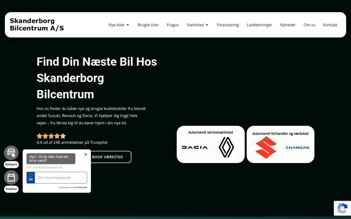 Screenshot van skanderborg-bilcentrum.dk