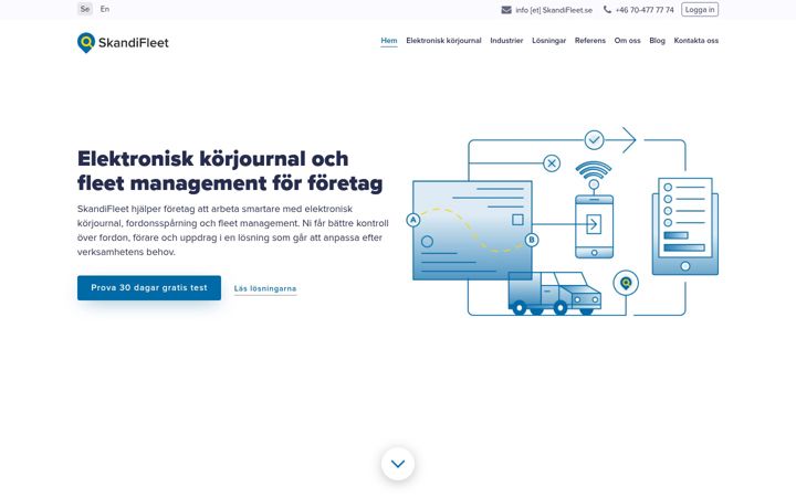Ekrānuzņēmums no skandifleet.se